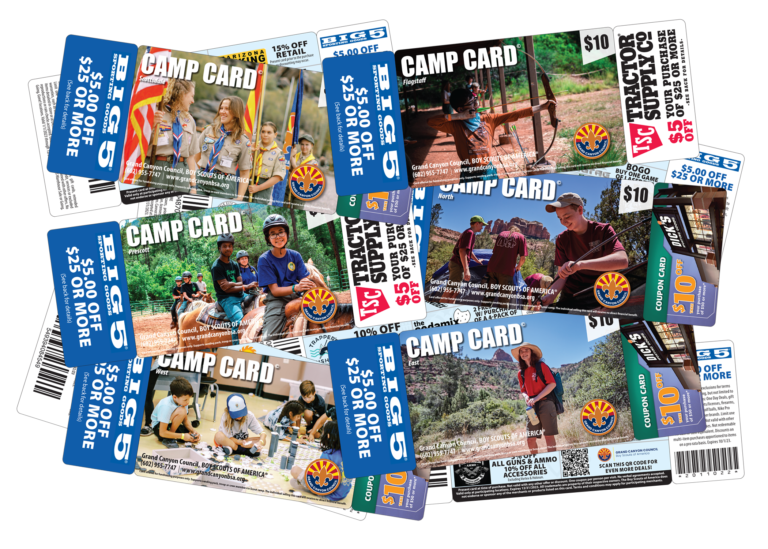 Camp Cards Support Center Grand Canyon Council BSA